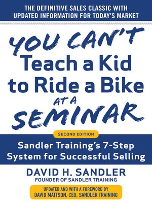 cover image of You Can't Teach a Kid to Ride a Bike at a Seminar